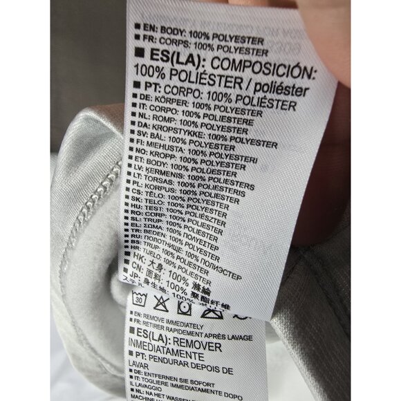 Salomon Unisex Half Zip Mid Layer Fleece Pullover White/Heather- Size Large- NWT - Picture 8 of 12